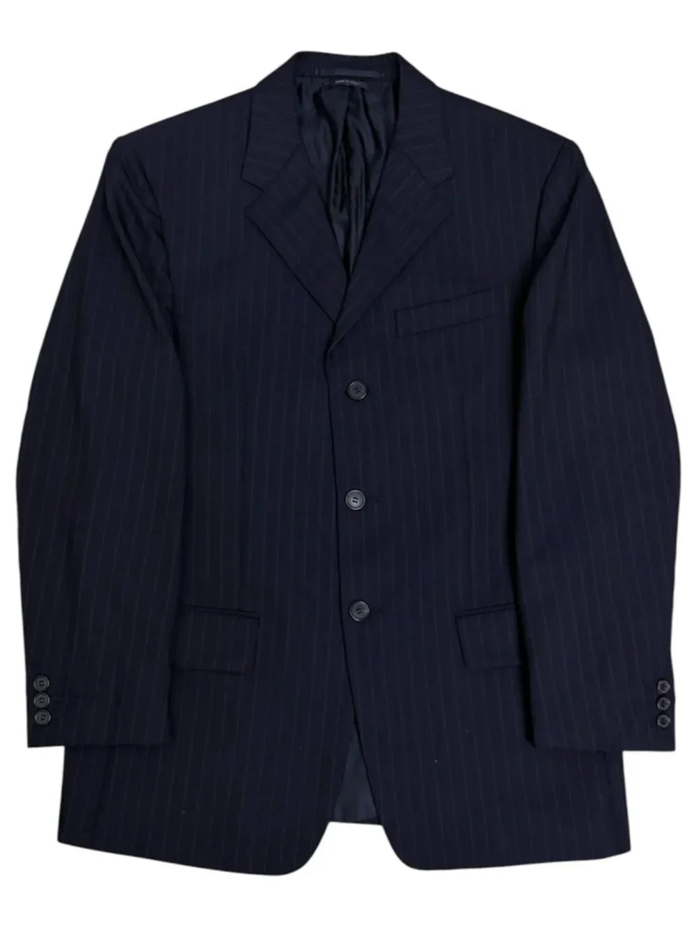 $6,000 PRADA Milano Wool Suit Luxury Business Blue Formal Blazer Dress Pants 38R